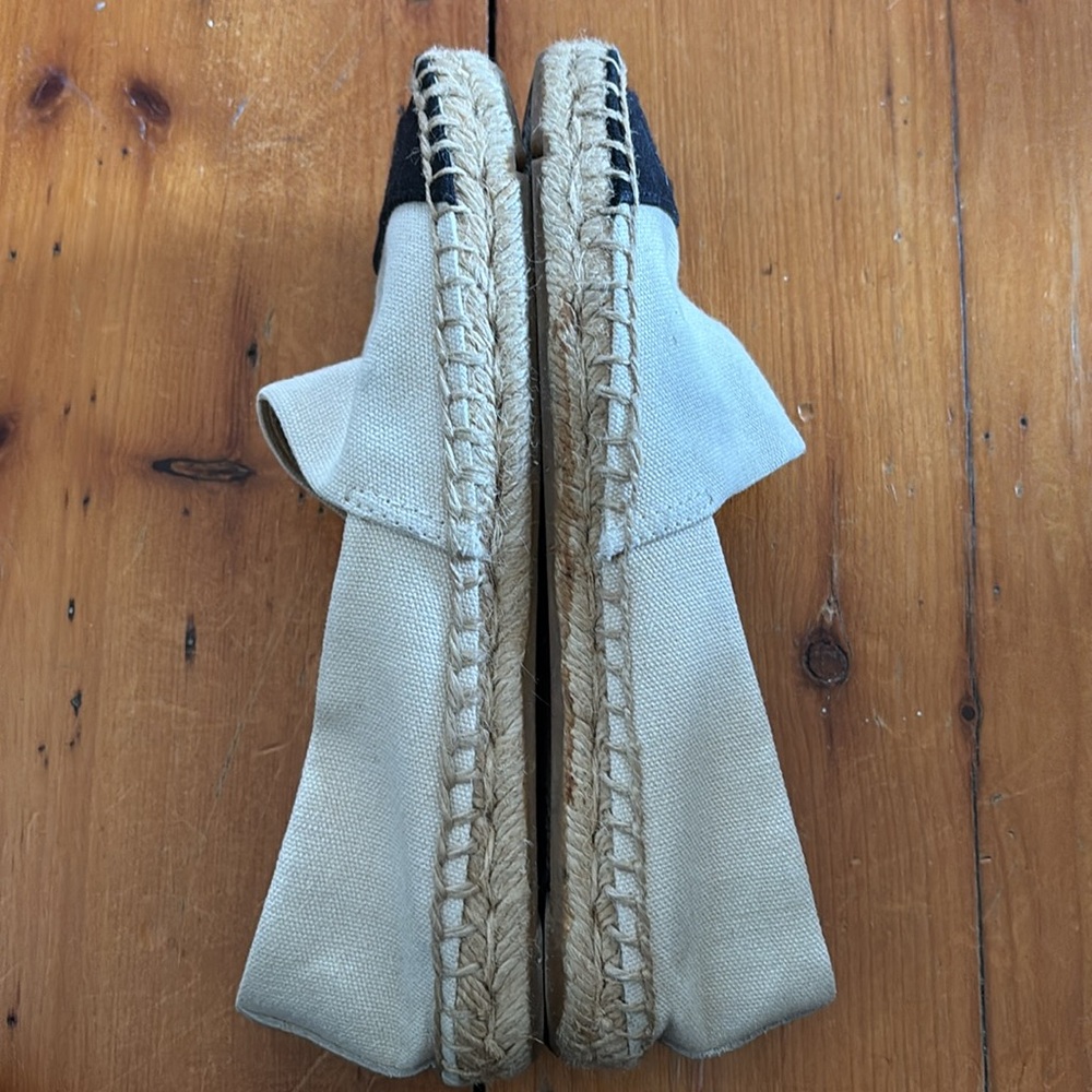 Tory Burch canvas color block espadrilles size 5 - Picture 5 of 8